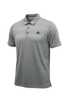 ADIDAS POLO GOLF STRIPED ΛΟΓΟΤΥΠΟ ΓΚΡΙ ΑΝΔΡΙΚΟ M