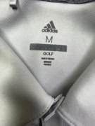ADIDAS POLO GOLF STRIPED ΛΟΓΟΤΥΠΟ ΓΚΡΙ ΑΝΔΡΙΚΟ M