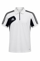 ADIDAS POLO SHIRT SPORTSWEAR WHITE MEN PRE OWNED L