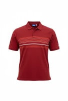 ADIDAS POLO SHIRT STRIPED RED ΑΝΔΡΙΚΟ PRE OWNED M