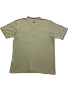 ADIDAS POLO T-SHIRT VINTAGE LOGO BEIGE MEN'S L