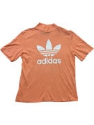 ADIDAS ΨΗΛΟΛΑΙΜΟ T SHIRT GRAPHIC ΡΟΔΑΚΙΝΙ ΓΥΝΑΙΚΕΙΟ PRE OWNED XS