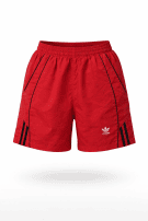 ADIDAS 90s SPORTSWEAR SHORTS RED MEN PRE OWNED S