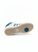 ADIDAS SNEAKERS RETRO WHITE BLUE UNISEX PRE OWNED EU 42