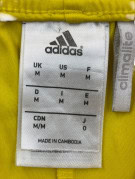 ADIDAS SHORTS SPORTSWEAR YELLOW MEN PRE OWNED M