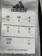 ADIDAS SPORTSWEAR SHORTS BLACK MENS PRE OWNED S