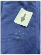 ADIDAS pantaloncini vintage con logo in rilievo blu da uomo XL