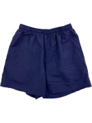 ADIDAS pantaloncini vintage con logo in rilievo blu da uomo XL