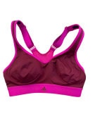 ADIDAS SPORTS BRA ATHLETIC FUCHSIA UNISEX PRE OWNED S