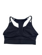 ADIDAS SPORTS BRA MINIMAL BLACK WOMEN PRE OWNED S
