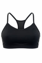 ADIDAS SPORTS BRA MINIMAL BLACK WOMEN PRE OWNED S