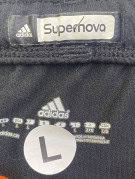 ADIDAS SUPERNOVA TRACK PANTS SPORTSWEAR BLACK UNISEX PRE OWNED L