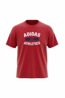 ADIDAS T SHIRT ATHLETICS ΚΟΚΚΙΝΟ ΑΝΤΡΙΚΟ L pre-owned