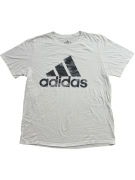 ADIDAS T-SHIRT BIG LOGO CAMO BIANCO UNISEX LARGE