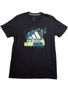 ADIDAS T-SHIRT BIG LOGO GRAPHIC ΜΑΥΡΟ UNISEX M