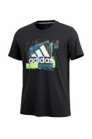 ADIDAS T-SHIRT BIG LOGO GRAPHIC ΜΑΥΡΟ UNISEX M