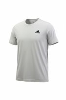 ADIDAS T-SHIRT CASUAL LOGO WHITE MENS M