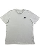 ADIDAS T-SHIRT CASUAL LOGO WHITE MENS M