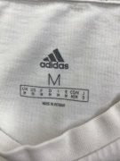 ADIDAS T-SHIRT CASUAL LOGO WHITE MENS M