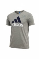ADIDAS T-SHIRT ΓΚΡΙ ΜΕ ΛΟΓΟΤΥΠΟ ΑΝΔΡΙΚΟ M