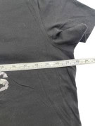 ADIDAS T SHIRT GRAPHIC BLACK WOMEN PRE OWNED M