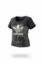 ADIDAS T SHIRT GRAPHIC ΜΑΥΡΟ ΓΥΝΑΙΚΕΙΟ PRE OWNED M