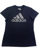 ADIDAS T SHIRT GRAPHIC ΜΑΥΡΟ ΓΥΝΑΙΚΕΙΟ PRE OWNED S