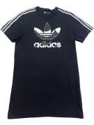 ADIDAS T SHIRT OVERSIZED ΜΑΥΡΟ ΓΥΝΑΙΚΕΙΟ PRE OWNED S