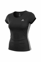 ADIDAS T-SHIRT PERFORMANCE ESSENTIALS ΛΟΓΟΤΥΠΟ ΜΑΥΡΟ ΓΥΝΑΙΚΕΙΟ S
