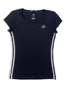 ADIDAS T-SHIRT PERFORMANCE ESSENTIALS ΛΟΓΟΤΥΠΟ ΜΑΥΡΟ ΓΥΝΑΙΚΕΙΟ S