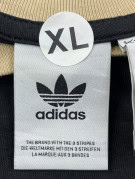 ADIDAS T SHIRT RETRO BLACK UNISEX PRE OWNED XL
