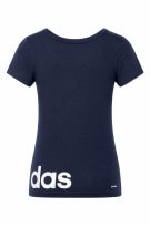 ADIDAS T SHIRT SPORT ESSENTIALS NAVY WOMEN PRE OWNED S