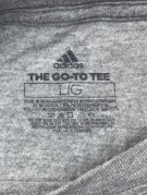 ADIDAS T SHIRT SPORTSWEAR ΓΚΡΙ ΑΝΤΡΙΚΟ PRE OWNED L