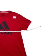 ADIDAS T SHIRT SPORTSWEAR GRAPHIC RED MENS PRE OWNED XXL