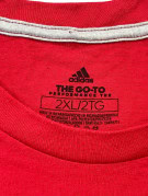 ADIDAS T SHIRT SPORTSWEAR GRAPHIC RED MENS PRE OWNED XXL