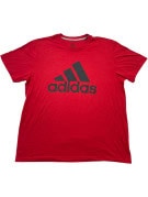 ADIDAS T SHIRT SPORTSWEAR GRAPHIC RED MENS PRE OWNED XXL