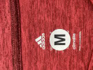ADIDAS T SHIRT SPORTIVO ROSSO UOMO PRE OWNED M