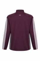 ADIDAS TRACK JACKET ATHLETIC BURGUNDY MEN PRE OWNED M