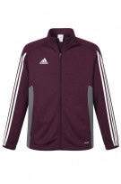 ADIDAS TRACK JACKET ATHLETIC BURGUNDY MEN PRE OWNED M