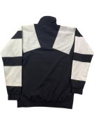 ADIDAS TRACK JACKET SPORTSWEAR BLACK WHITE MENS PRE OWNED L