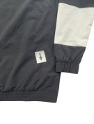ADIDAS TRACK JACKET SPORTSWEAR BLACK WHITE MENS PRE OWNED L