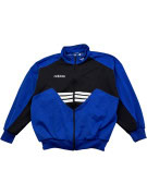 ADIDAS TRACK JACKET VINTAGE SPORTSWEAR ΜΠΛΕ ΜΑΥΡΟ UNISEX PRE OWNED S