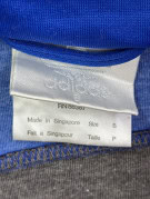 ADIDAS TRACK JACKET VINTAGE SPORTSWEAR ΜΠΛΕ ΜΑΥΡΟ UNISEX PRE OWNED S