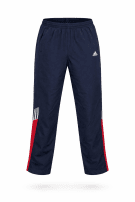 ADIDAS TRACK PANTS ATHLETIC NAVY MEN PRE OWNED M