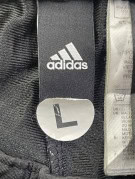 ADIDAS TRACK PANTS MINIMAL BLACK UNISEX PRE OWNED L
