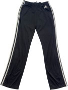 ADIDAS TRACK PANTS MINIMAL BLACK UNISEX PRE OWNED L