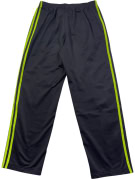 ADIDAS TRACK PANTS SPORTSWEAR BLACK MENS PRE OWNED S