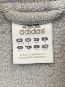 ADIDAS ΖΑΚΕΤΑ FLEECE SPORTSWEAR ΓΚΡΙ UNISEX PRE OWNED S
