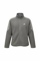 ADIDAS ΖΑΚΕΤΑ FLEECE SPORTSWEAR ΓΚΡΙ UNISEX PRE OWNED S