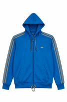 ADIDAS ΖΑΚΕΤΑ ΜΕ ΚΟΥΚΟΥΛΑ SPORTSWEAR ΜΠΛΕ ΑΝΤΡΙΚΟ PRE OWNED XL